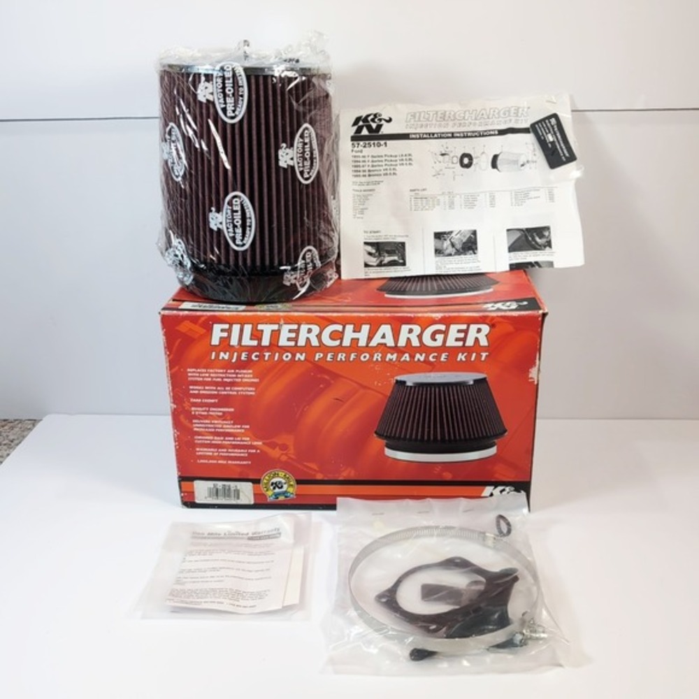 K&N COLD AIR INTAKE‎ 57-2510-1 SERIES Performance Kit FOR FORD F Series & Bronco